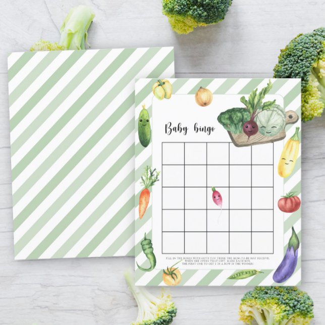 Lokaal geteeld Baby shower Bingo spel (Creator heeft geüpload)