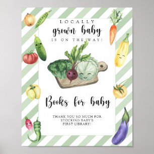 Lokaal geteeld baby shower - Boeken voor baby Poster