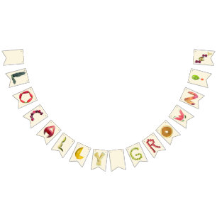 Lokaal geteeld Baby shower - Boerenmarkt Vlaggetjes