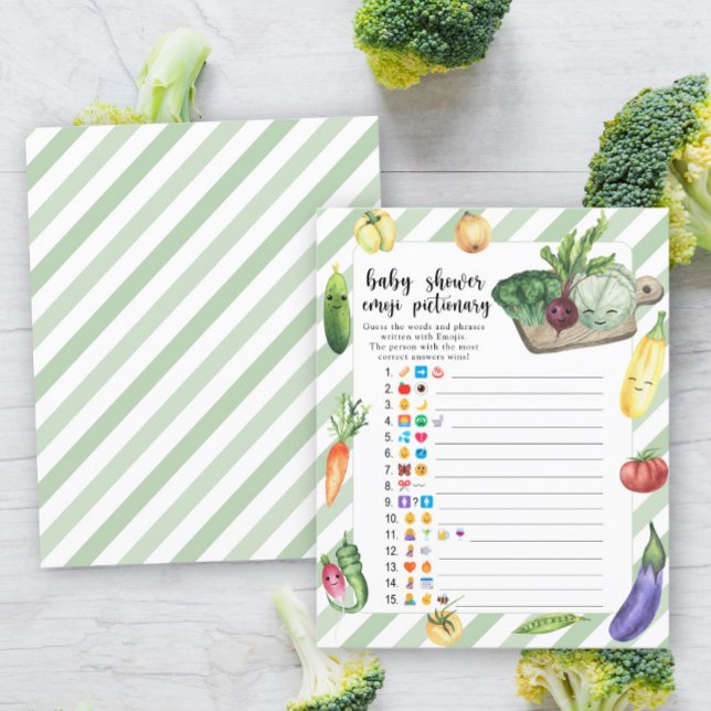 Lokaal geteeld baby shower emoji pictionary spel (Creator heeft geüpload)