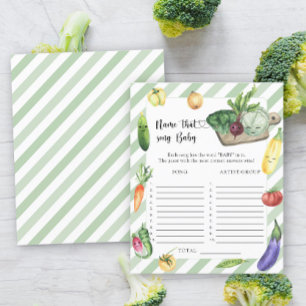 Lokaal geteeld baby shower - Noem dat Baby-lied