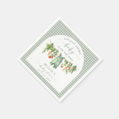 Lokaal geteeld Baby shower Papier servetten Sage G (Hoek)