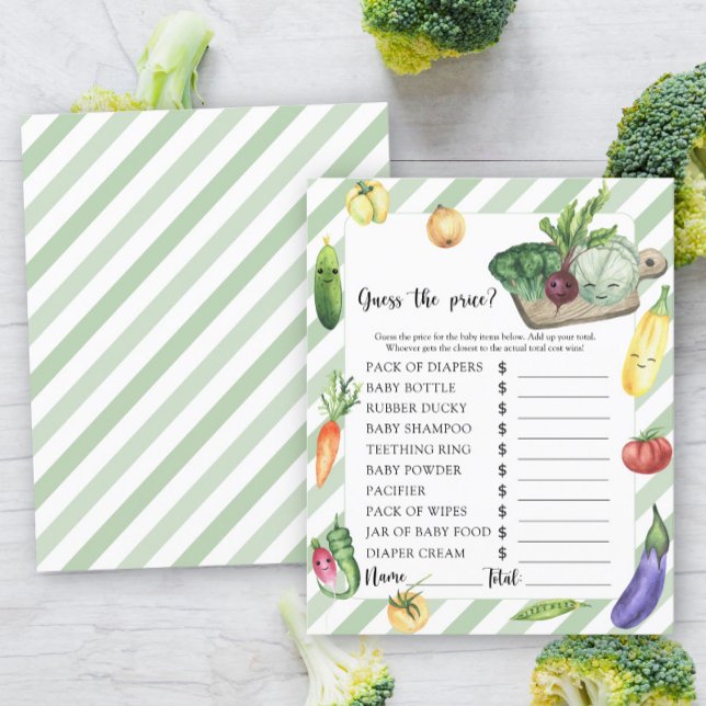 Lokaal geteeld baby shower - Raad de prijs! wild (Creator heeft geüpload)