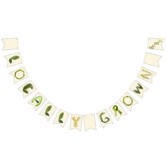 Lokaal geteeld Baby shower Vlaggetjes (Alle)