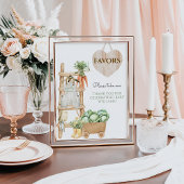 Lokaal geteeld Boerderij rustieke Baby shower guns Poster