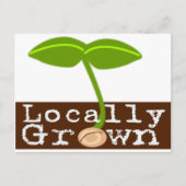 Lokaal geteeld briefkaart (Voorkant)