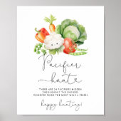 Lokaal geteeld Fopspeen jacht baby shower spel Poster (Voorkant)