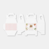 Lokaal geteeld Fresh Market Baby shower Gingham Bedankdoosjes (Uitgevouwen)