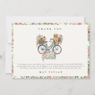 Lokaal Geteeld & Geliefd Baby Shower Bedankkaart