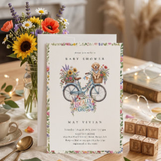 Lokaal Geteeld & Geliefd Baby Shower Kaart