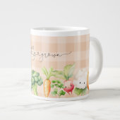 Lokaal geteeld herfst pompoen baby shower extra grote beker (Voorkant rechts)