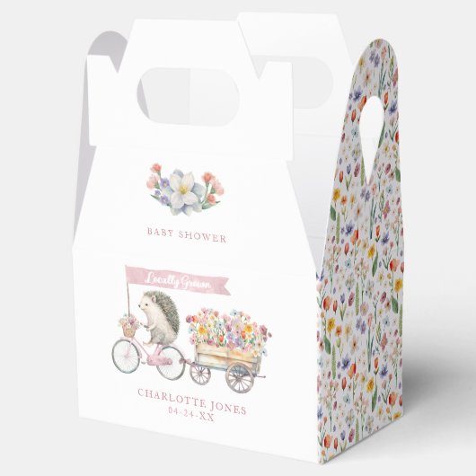 Lokaal geteeld Schattige egel veer Baby shower Bedankdoosjes (Geopend)