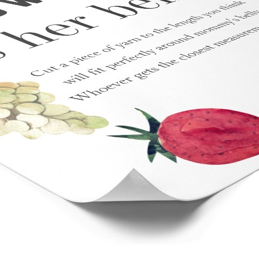 Lokaal geteelde Baby boeren markt hoe groot buik Poster (Hoek)