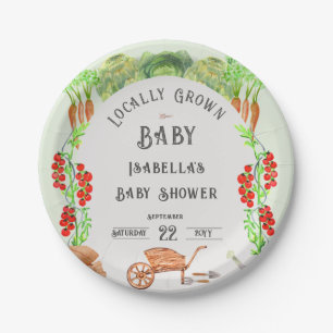 Lokaal Geteelde Baby, Boerengroentemarkt Baby Show Papieren Bordje