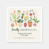 Lokaal Geteelde Baby Boerenmarkt Koppel Shower Servet (Voorkant)