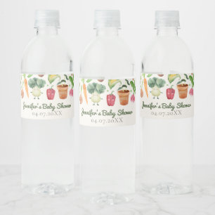 Lokaal Geteelde Baby Boerenmarkt Koppel Shower Waterfles Etiket