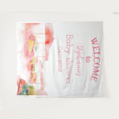 Lokaal geteelde Baby Girl Shower Farmers Market Wandkleed (Voorkant (horizontaal))