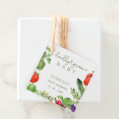 Lokaal geteelde Baby MarktBaby shower Bedankjes Labels (In situ)