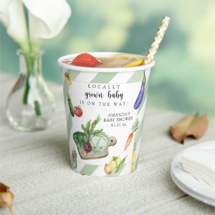 Lokaal geteelde Baby MarktBaby shower Papieren Bekers