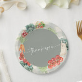 Lokaal geteelde Baby MarktBaby shower Papieren Bordje