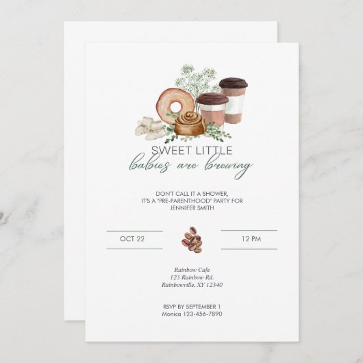 Lokaal geteelde Baby onderweg - Groenten - Groen Kaart (Voorkant / Achterkant)