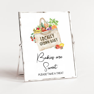 Lokaal Geteelde Baby Shower Babies zijn Lief Bord Poster