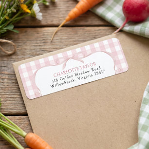 Lokaal Geteelde Baby Shower Retouradreslabel Etiket