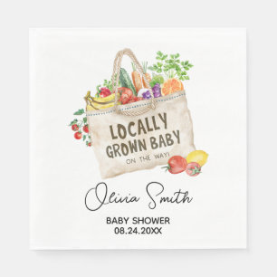 Lokaal Geteelde Baby Shower Servet