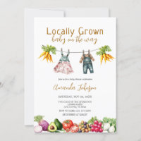 Lokaal geteelde boeren Market Stand Baby shower