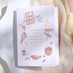 Lokaal Geteelde Boerenmarkt Baby Shower Bedankt