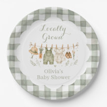 Lokaal geteelde boerenmarkt Baby Shower