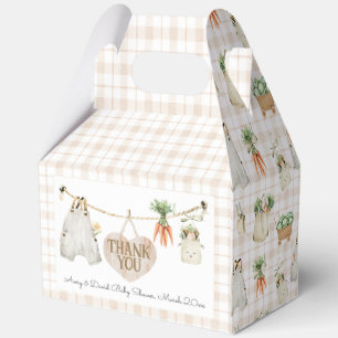 Lokaal Geteelde Boerenmarkt Boho Baby Shower Bedankdoosjes