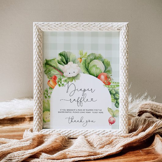 Lokaal geteelde boerenmarkt Luierloterij Poster