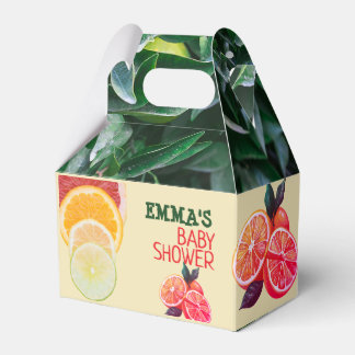 Lokaal Geteelde Citrusboomgaard Baby Shower Bedankdoosjes