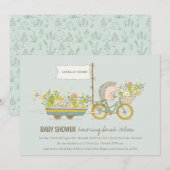 Lokaal geteelde egel-Baby shower uitnodigen Bedankkaart (Voorkant / Achterkant)