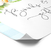 Lokaal geteelde groenten blauwe boeken en geschenk poster (Hoek)