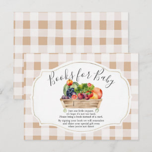 Lokaal geteelde groenten Boer Market Books voor Ba Briefkaart