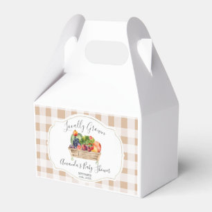 Lokaal geteelde groenten Farmer Market Baby shower Bedankdoosjes
