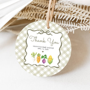 Lokaal Geteelde Kleine Spruit Baby Shower Bedankjes Labels