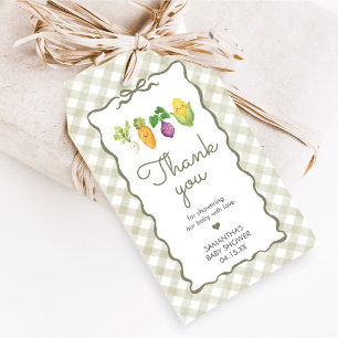 Lokaal Geteelde Kleine Spruit Baby Shower Favor Ta Cadeaulabel