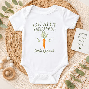 Lokaal Geteelde Kleine Spruit Wortel Baby Body Romper