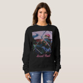 Lokaal nerd Roos Sweatshirt (Voorkant volledig)