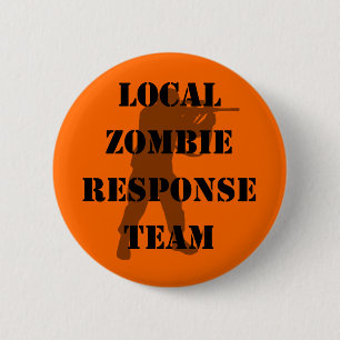 Lokaal Zombie-responsteam Ronde Button 5,7 Cm