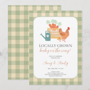 Lokale Baby Boerenschap Baby Shower Kaart