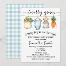 Lokale Baby Jongen Op Komst Baby Borrel