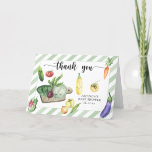Lokale baby shower bedankje bedankkaart