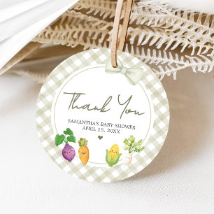 Lokale Baby Shower Bedankjes Labels