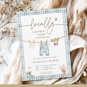 Lokale Baby Shower Voor Een Jongen Kaart