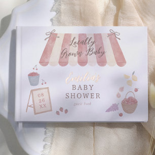 Lokale Baby Watercolor Baby Shower Gastenboek