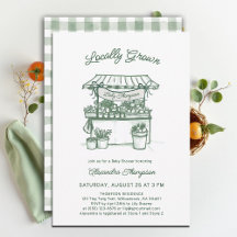Lokale Boerenmarkt Salie Groene Baby Shower